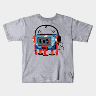 Walkman Cartoon Kids T-Shirt